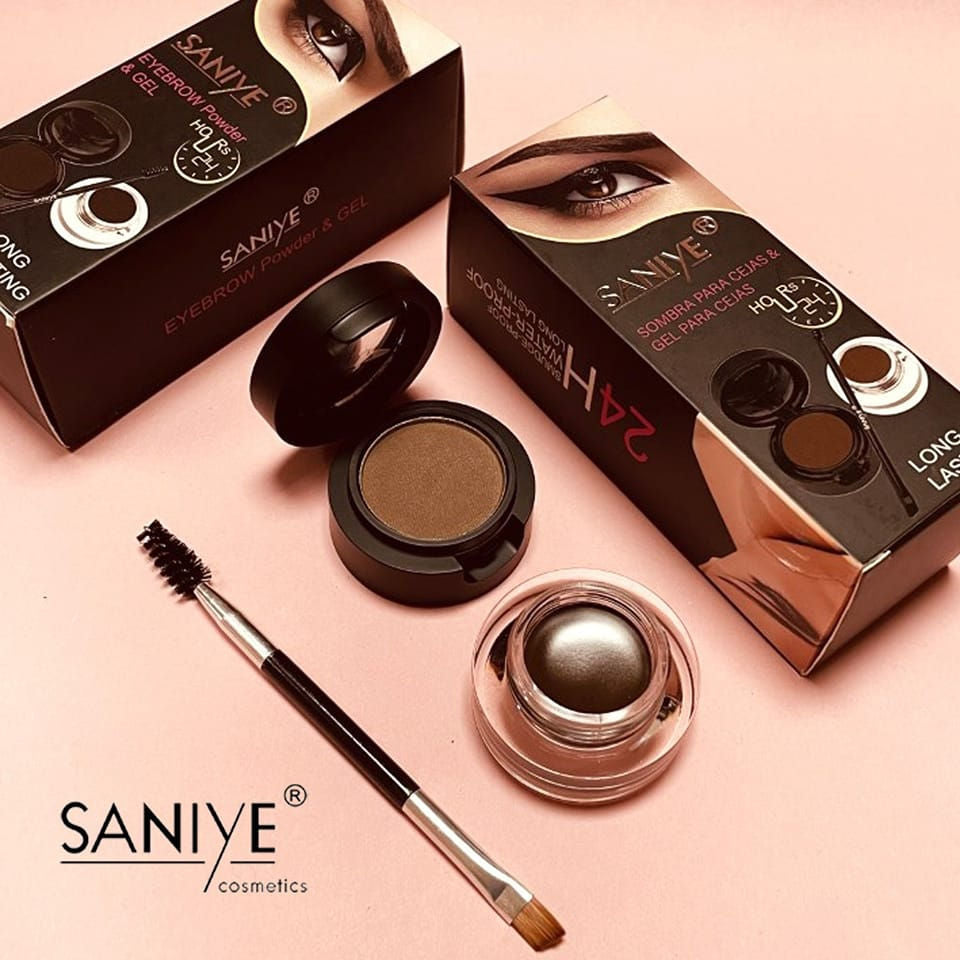 Saniye Sombras para Cejas y Gel para Cejas 01 Soft Brown