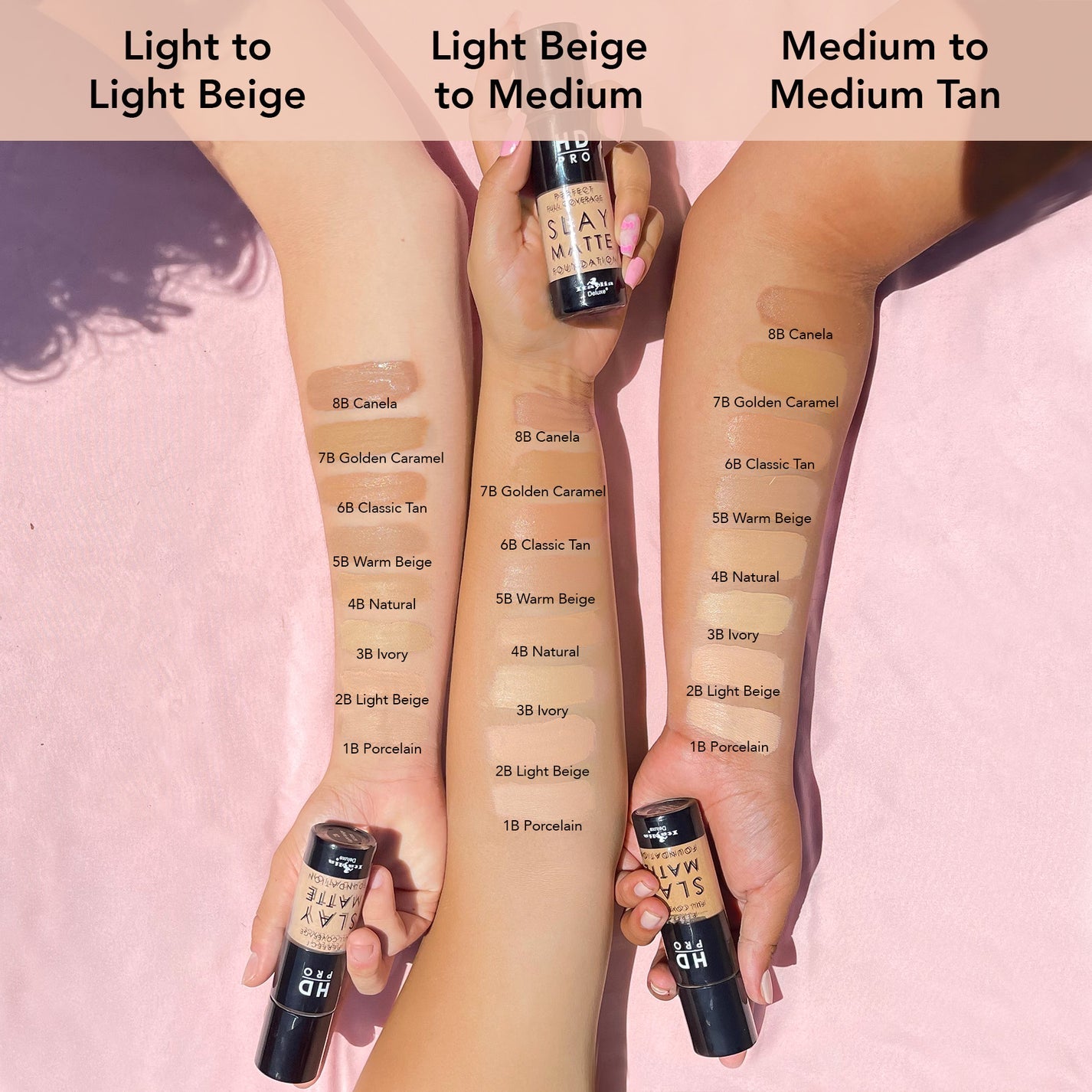 Italia Deluxe HD Pro Base Maquillaje Líquida Matte