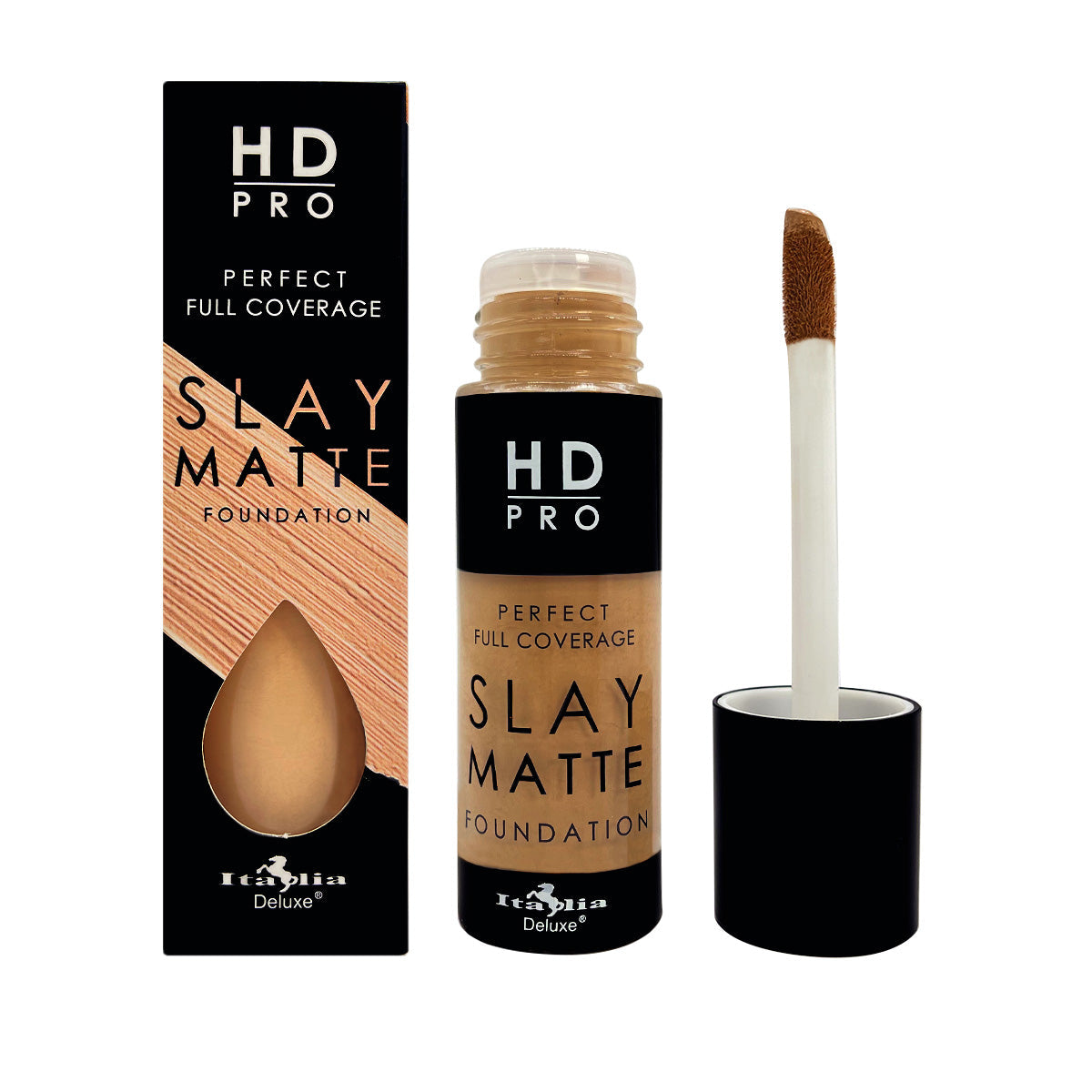 Italia Deluxe HD Pro Base Maquillaje Líquida Matte
